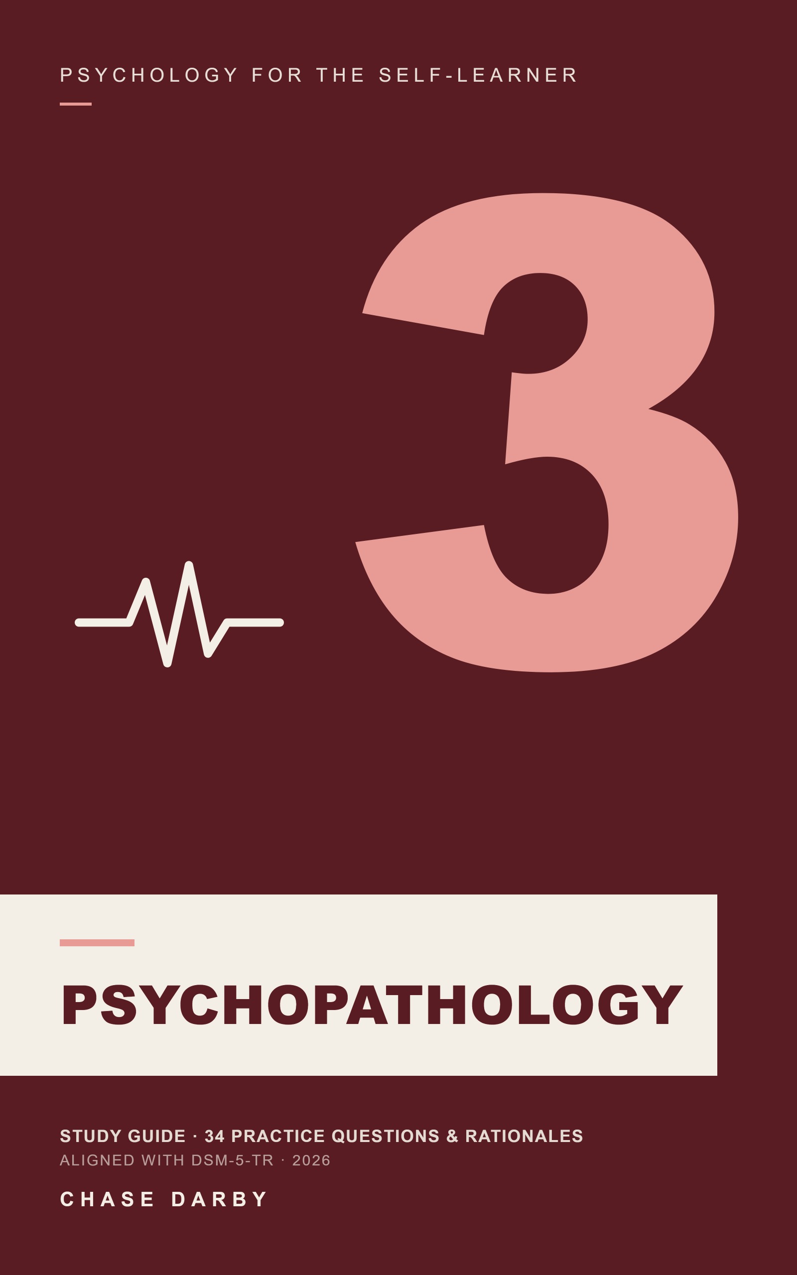 Volume 3 — Psychopathology